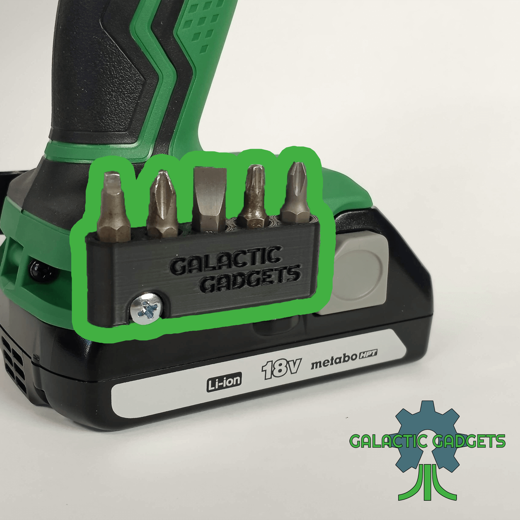 5 Slot Bit Holder for Metabo 18V Drills, Impact Drivers