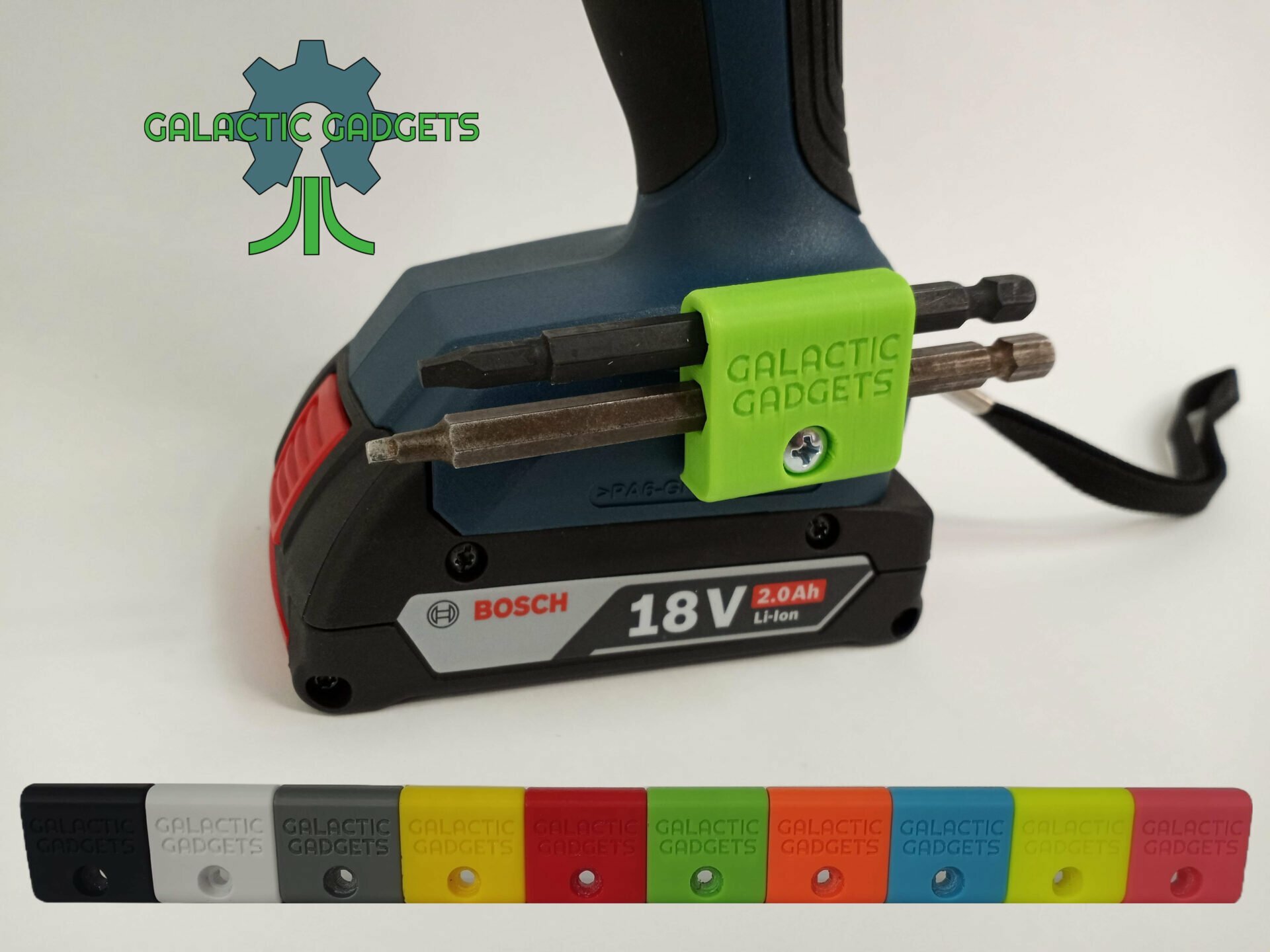 Heavy Duty Pass Thru Bit Holder for Bosch 18V Drills, Impact